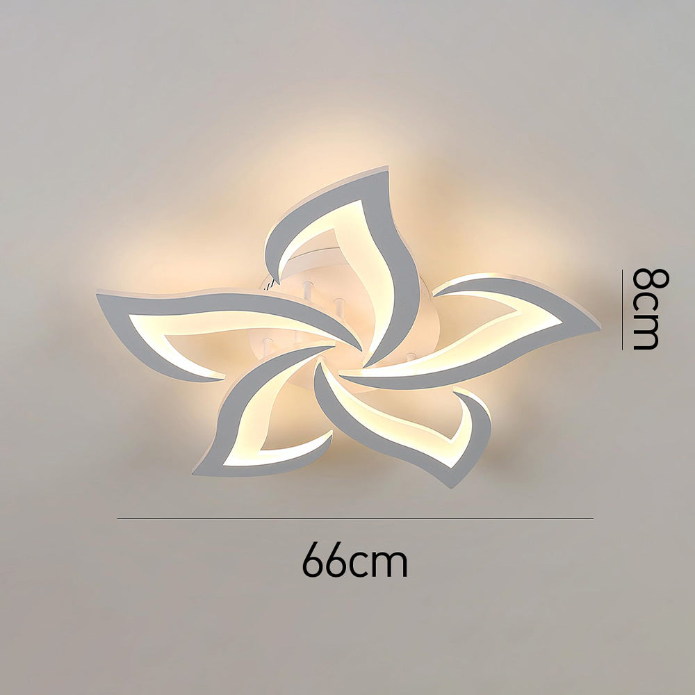 Ceiling Light Iron LED in Modern Flower Shape | Florine