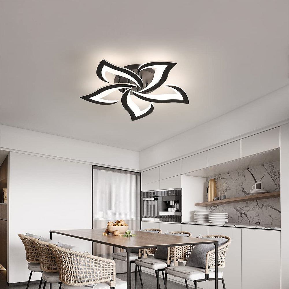 Ceiling Light Iron LED in Modern Flower Shape | Florine