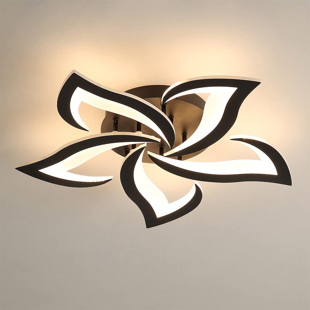 Ceiling Light Iron LED in Modern Flower Shape | Florine