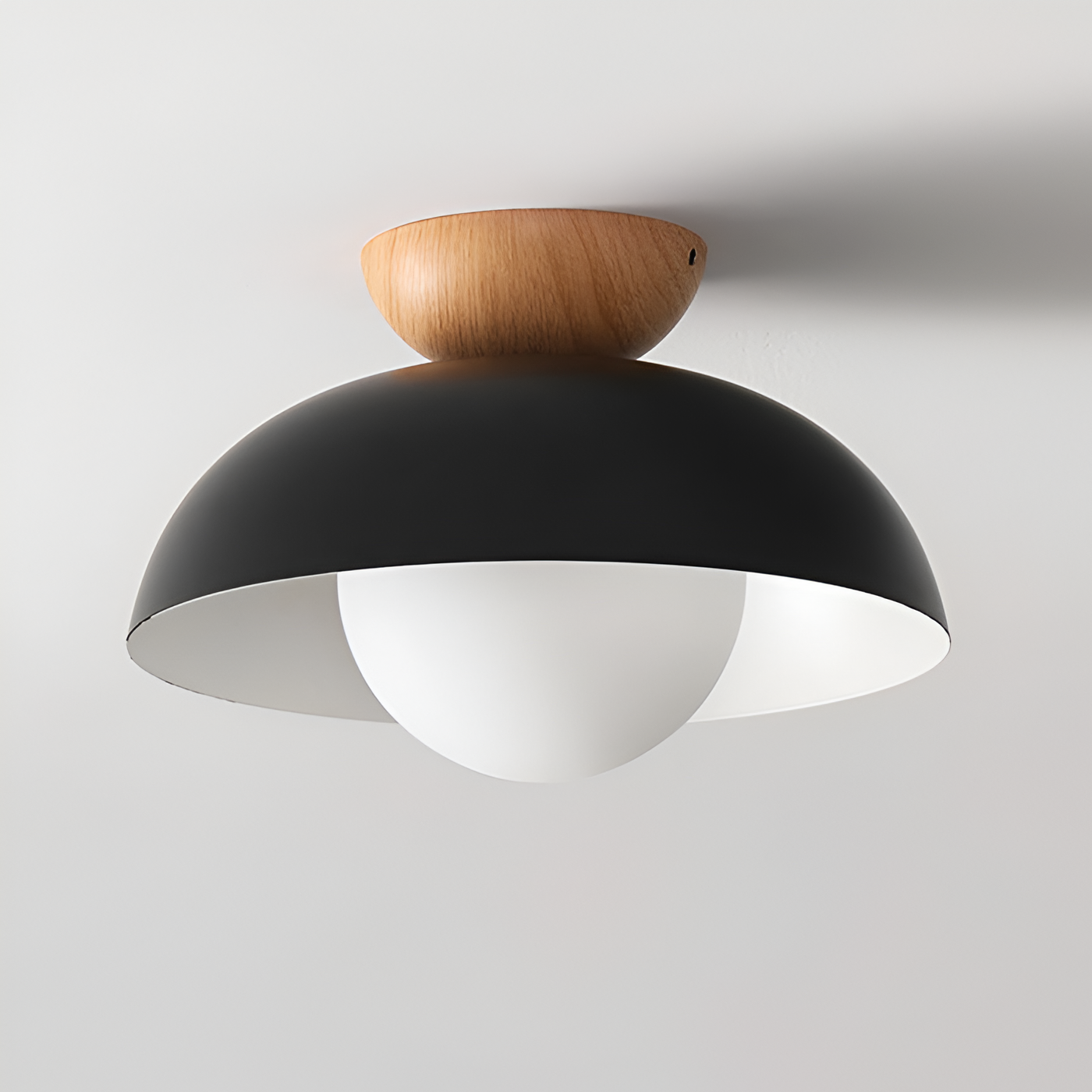 Ceiling Light Iron Shade Nordic Minimalist Design | Norvya
