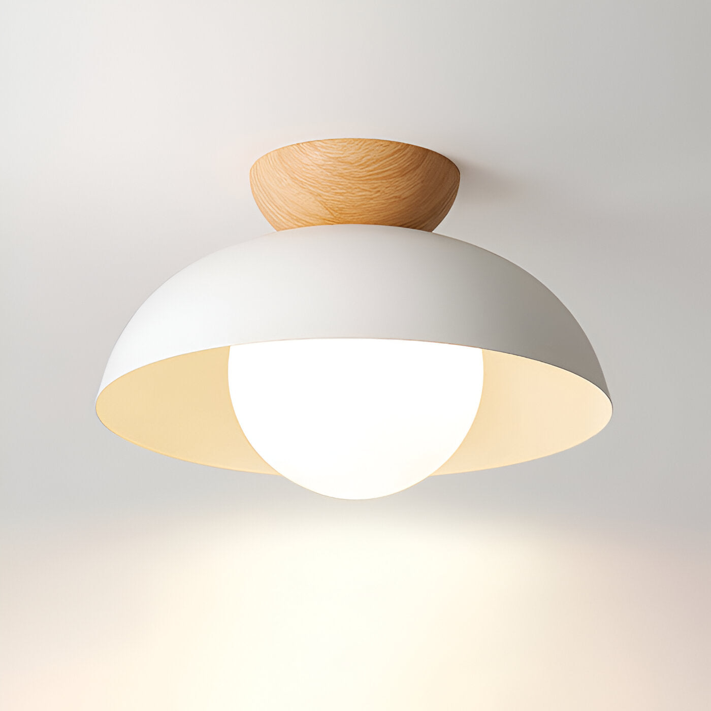 Ceiling Light Iron Shade Nordic Minimalist Design | Norvya