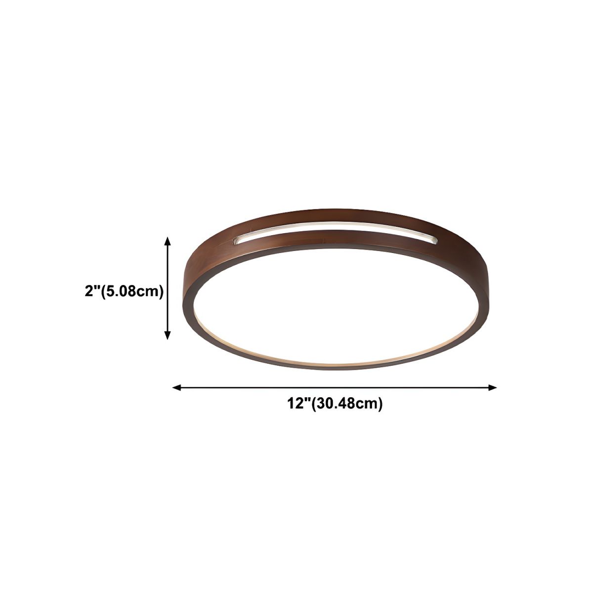 Ceiling Light Japanese Wood LED Flush Mount | Taniro