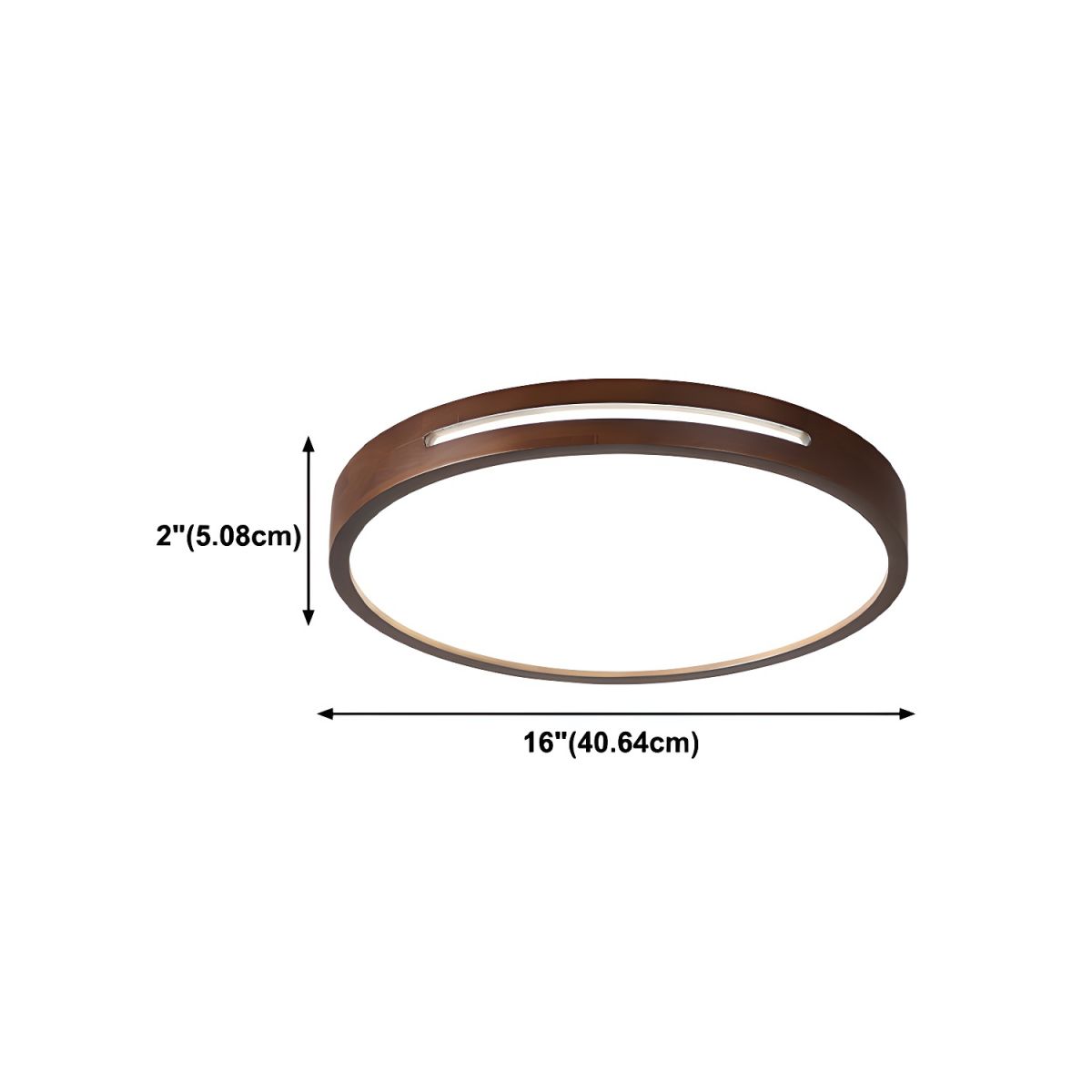 Ceiling Light Japanese Wood LED Flush Mount | Taniro