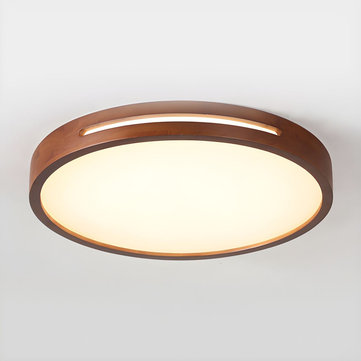 Ceiling Light Japanese Wood LED Flush Mount | Taniro