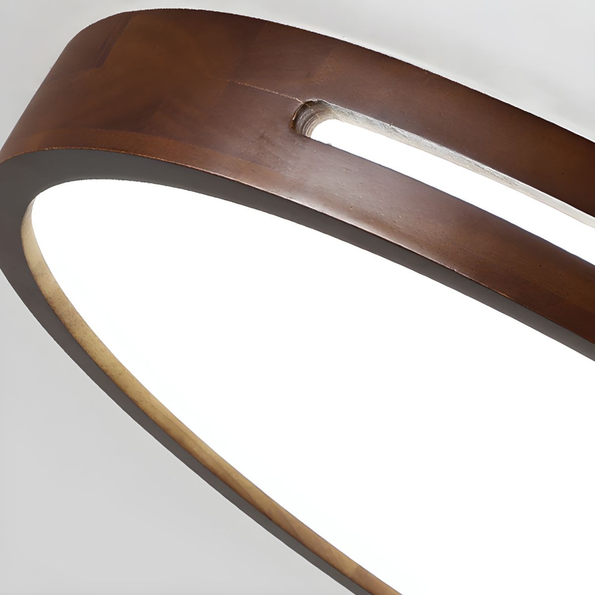 Ceiling Light Japanese Wood LED Flush Mount | Taniro