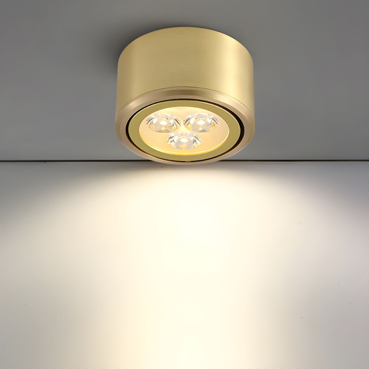 Ceiling Light LED Flush Mount Modern Gold | Calora