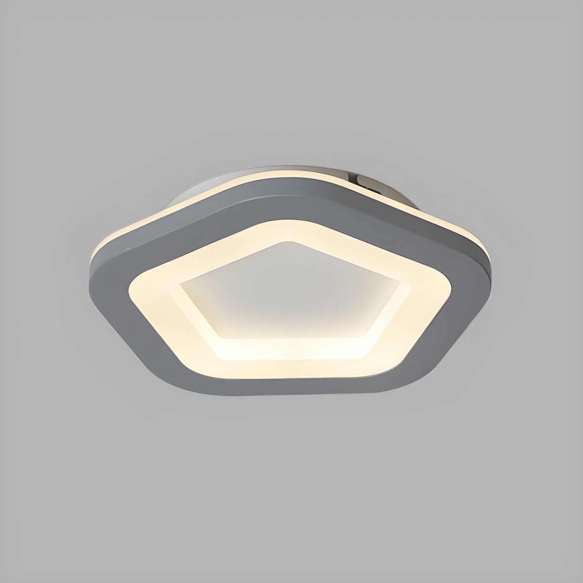 Ceiling Light LED Flush Mount Nordic Acrylic Shade | Pentiro