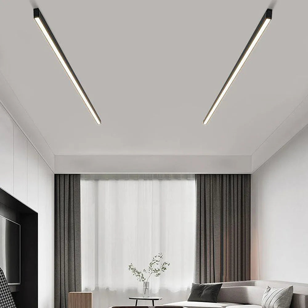 Ceiling Light LED Linear Minimal Design Modern Style | Alurex