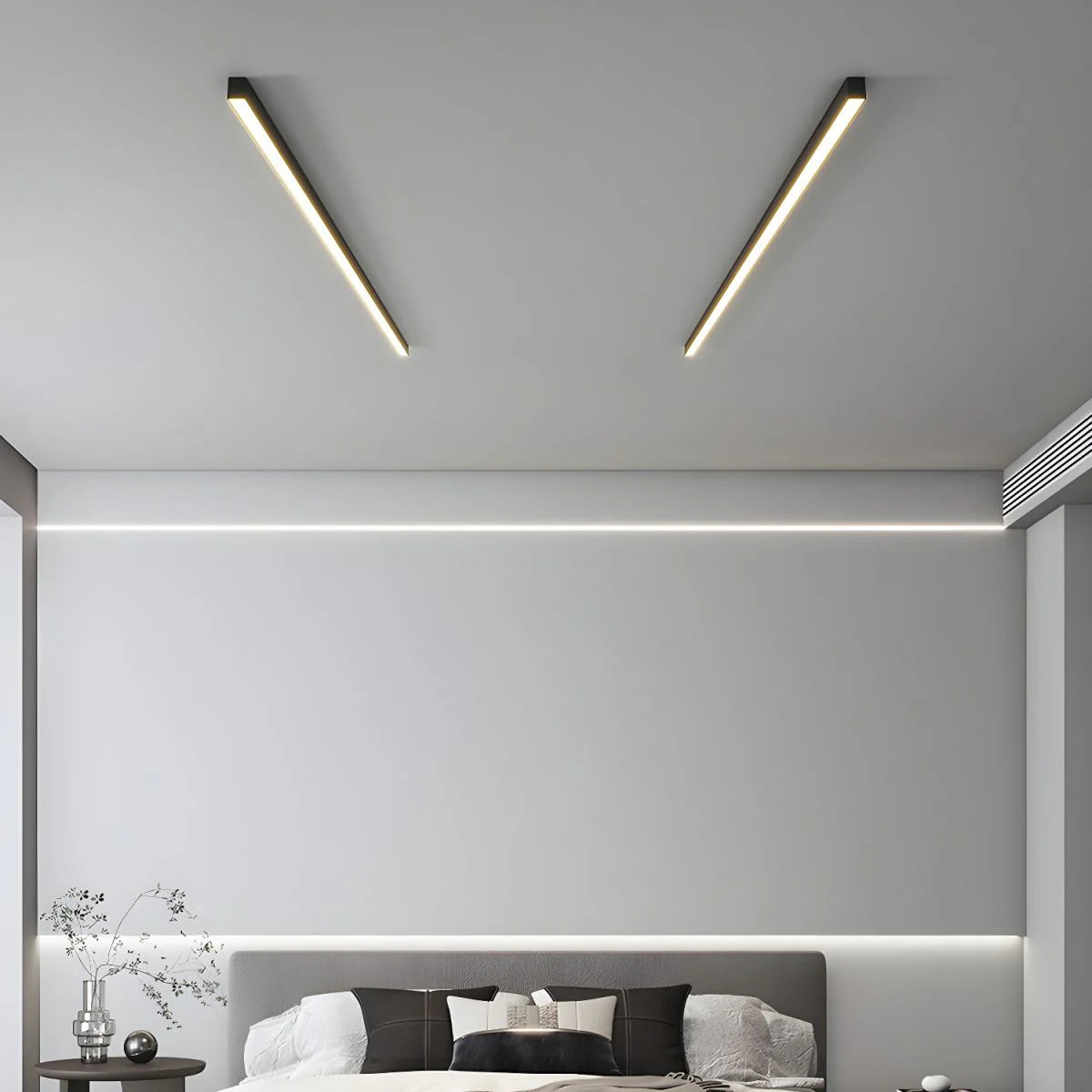 Ceiling Light LED Linear Minimal Design Modern Style | Alurex