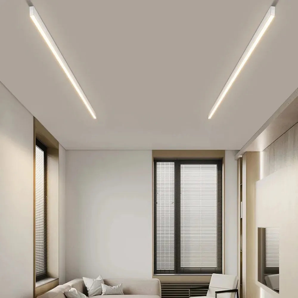 Ceiling Light LED Linear Minimal Design Modern Style | Alurex