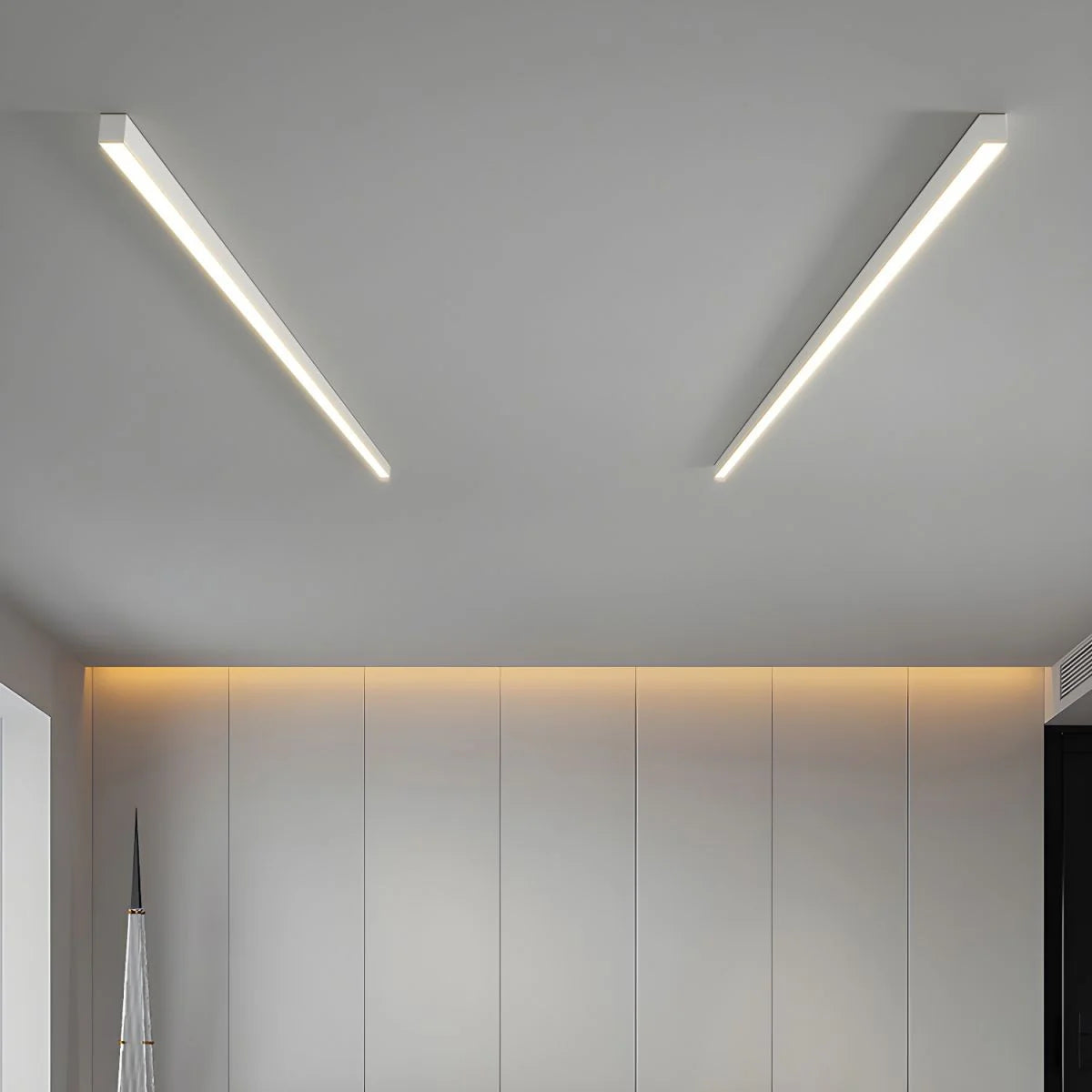 Ceiling Light LED Linear Minimal Design Modern Style | Alurex