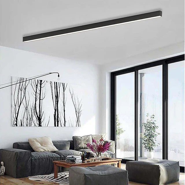 Ceiling Light LED Linear Minimal Design Modern Style | Alurex