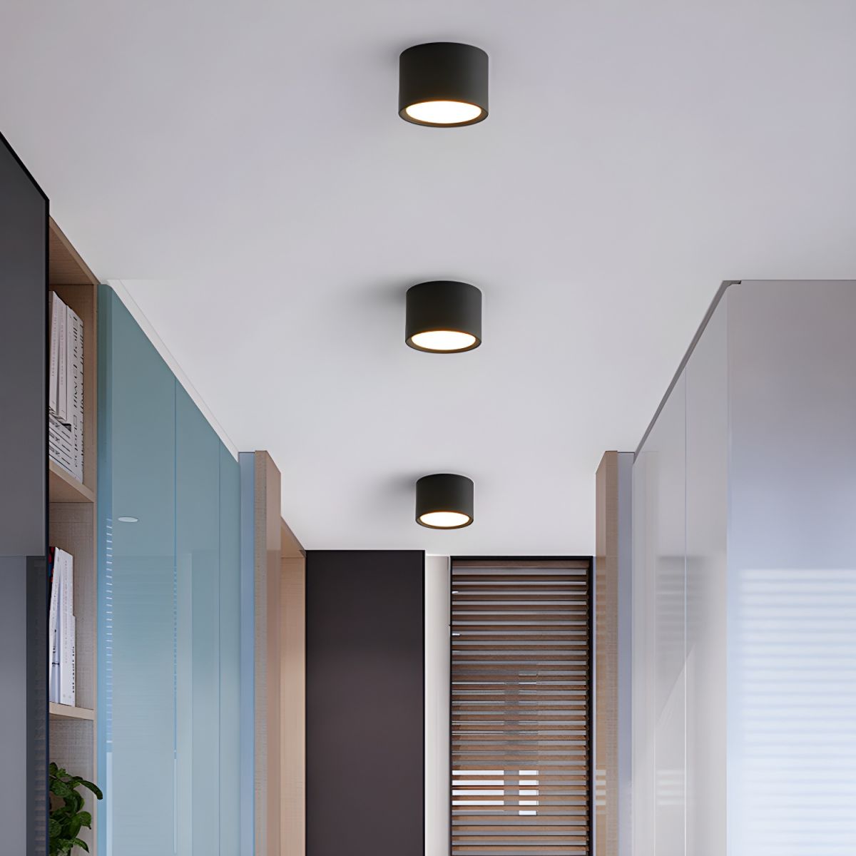 Ceiling Light Metal Cylinder in Nordic Style | Zymera
