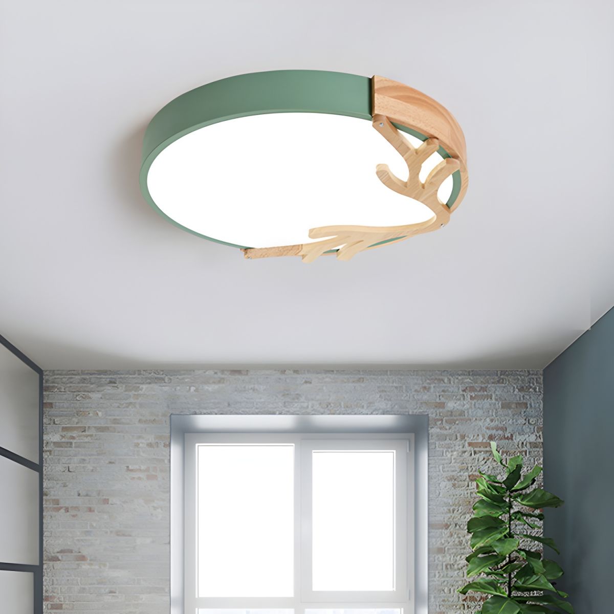 Ceiling Light Metal Flush Mount Nordic Kids Style | Anturo