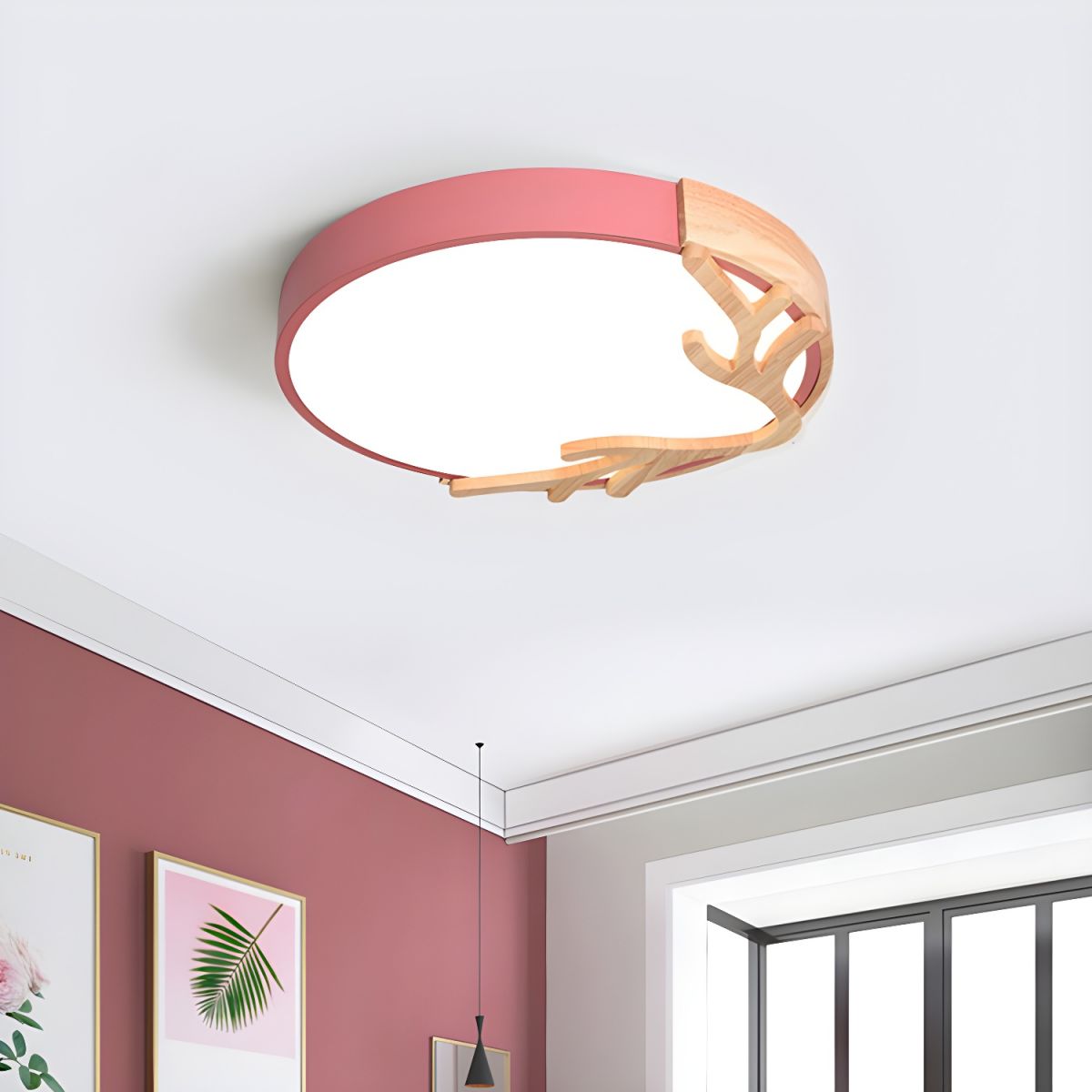 Ceiling Light Metal Flush Mount Nordic Kids Style | Anturo