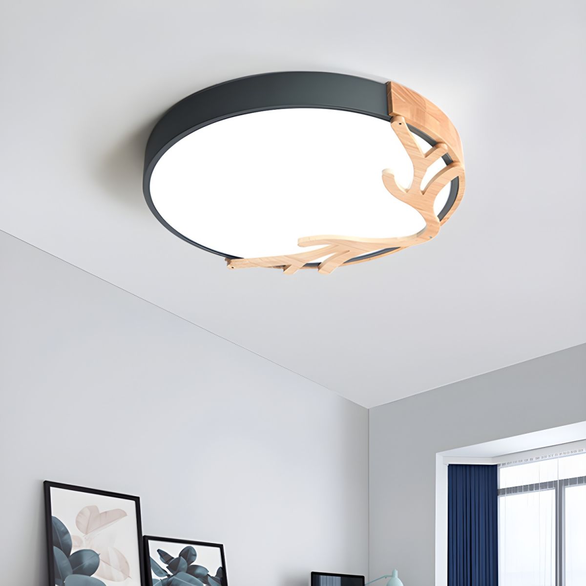 Ceiling Light Metal Flush Mount Nordic Kids Style | Anturo