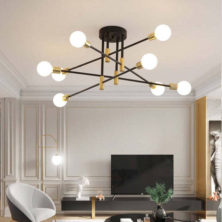 Ceiling Light Metal Frame in Nordic Style | Norvilo
