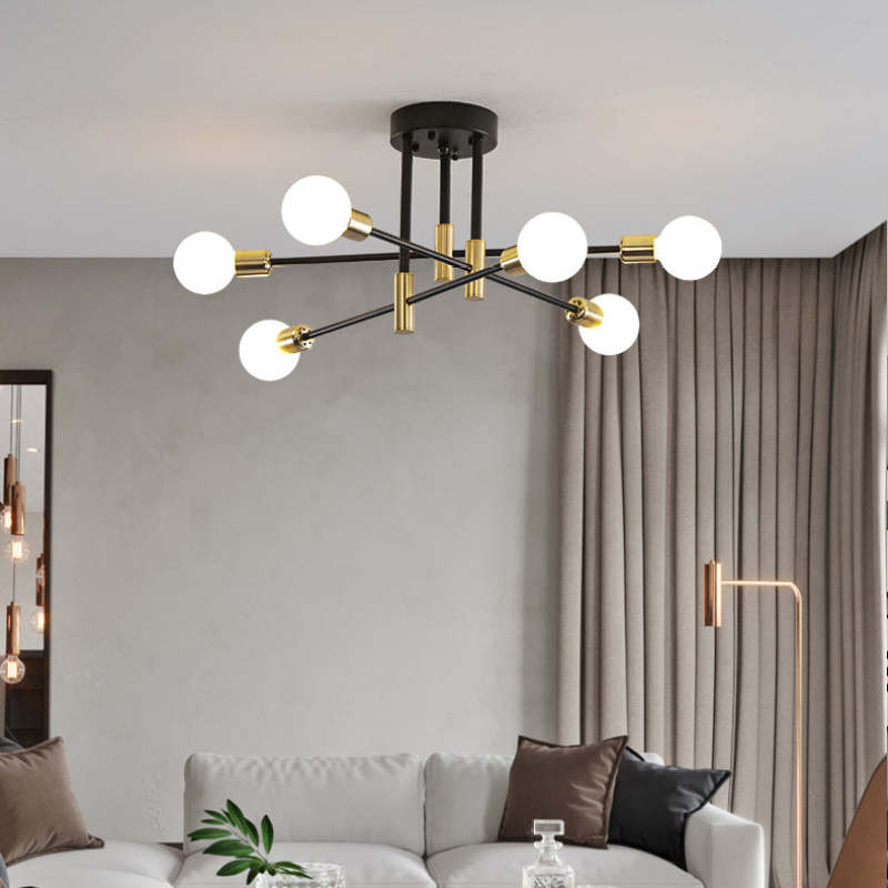 Ceiling Light Metal Frame in Nordic Style | Norvilo