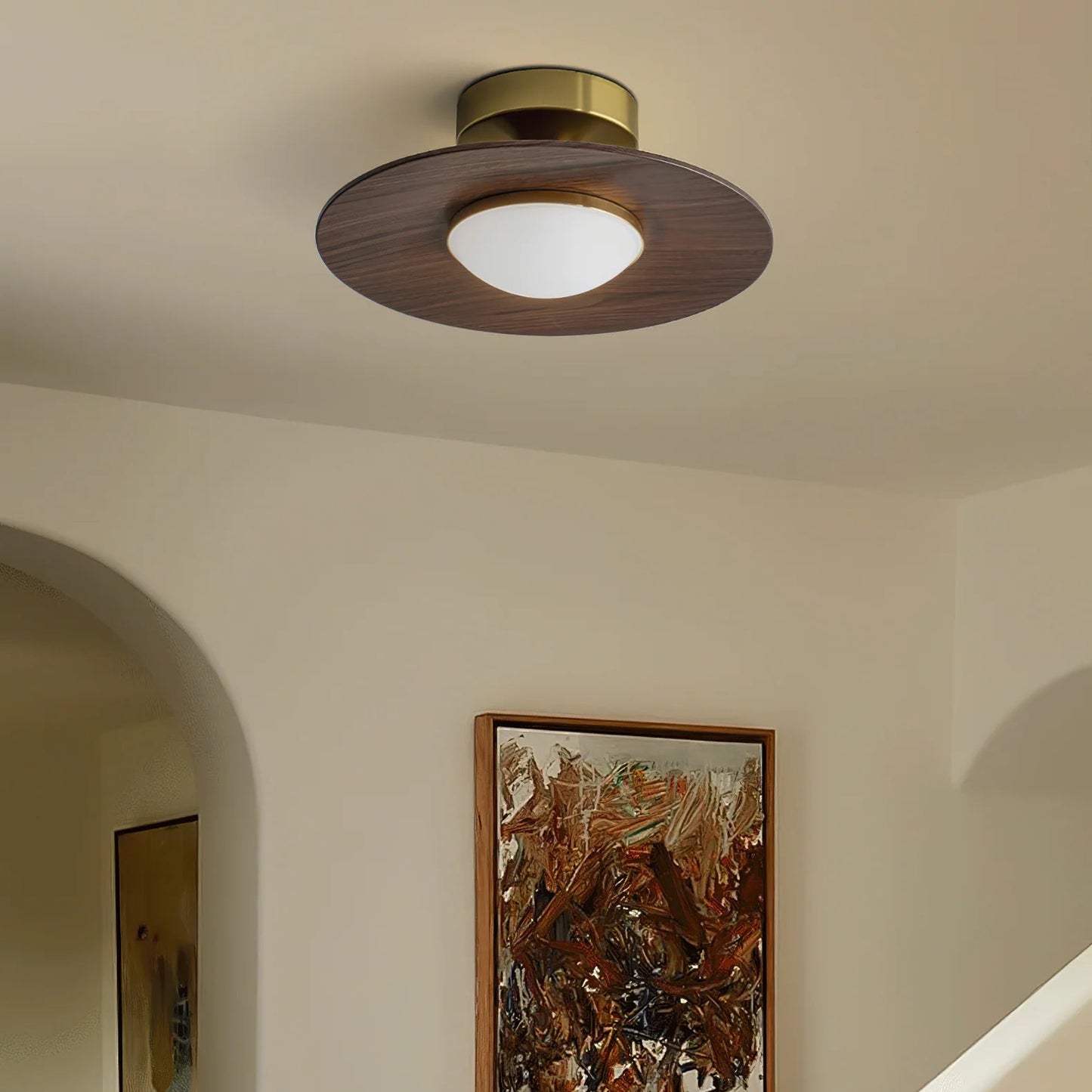 Ceiling Light Metal LED in Modern Scandinavian Style | Alsero