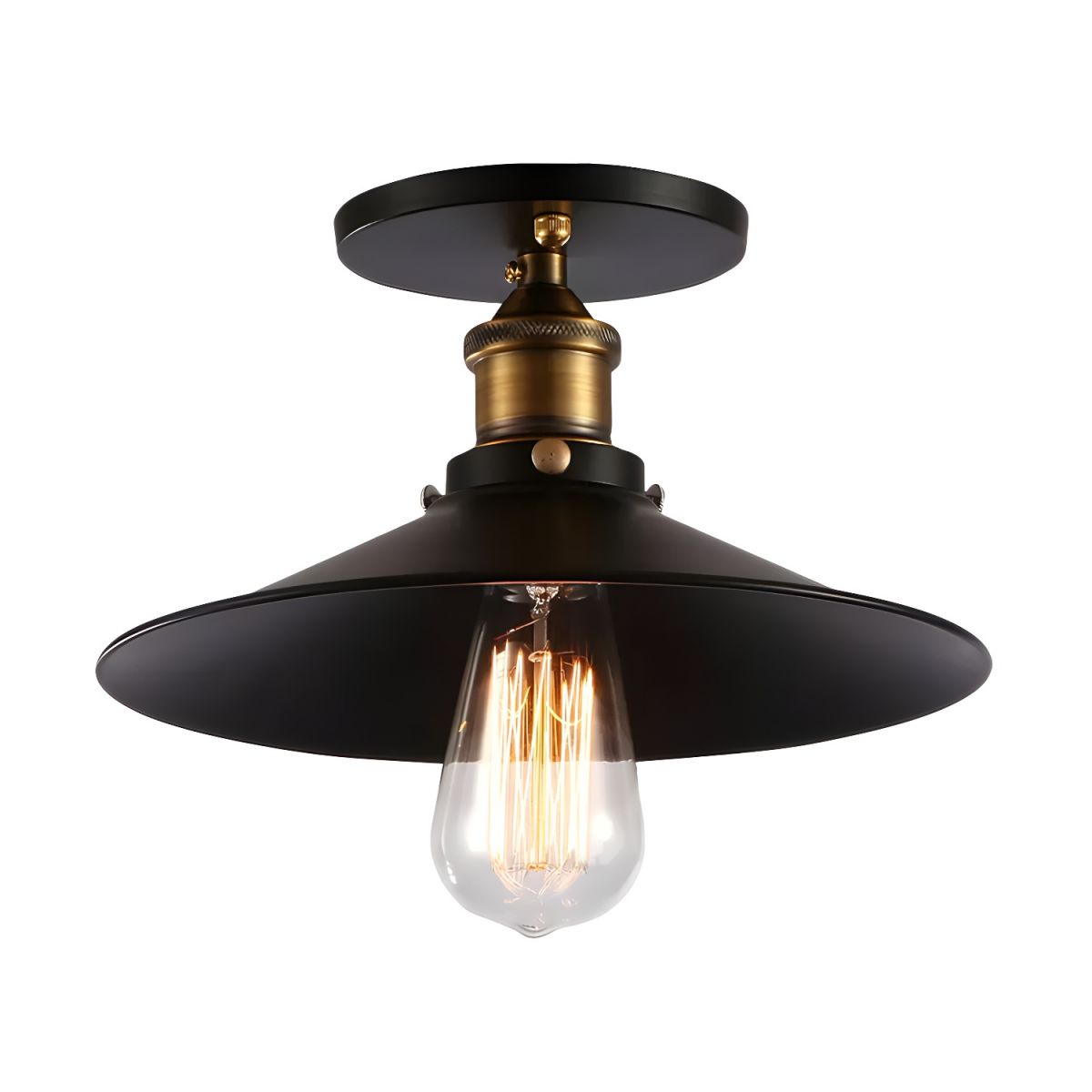 Ceiling Light Metal Retro Industrial Style | Roventa
