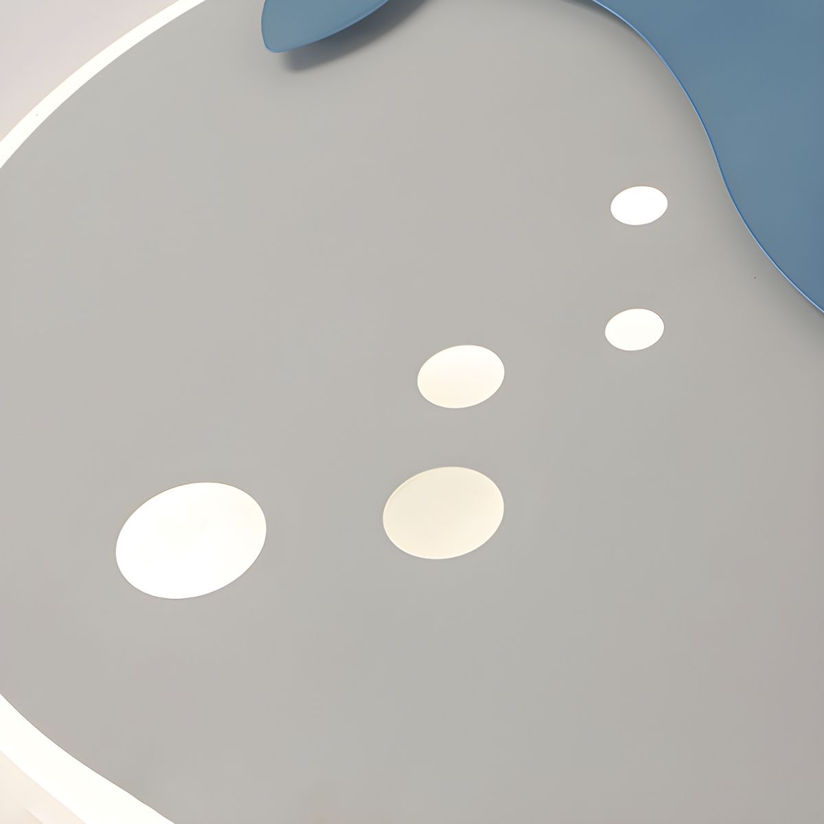 Ceiling Light Metal Round Scandinavian Kids Style | Belano