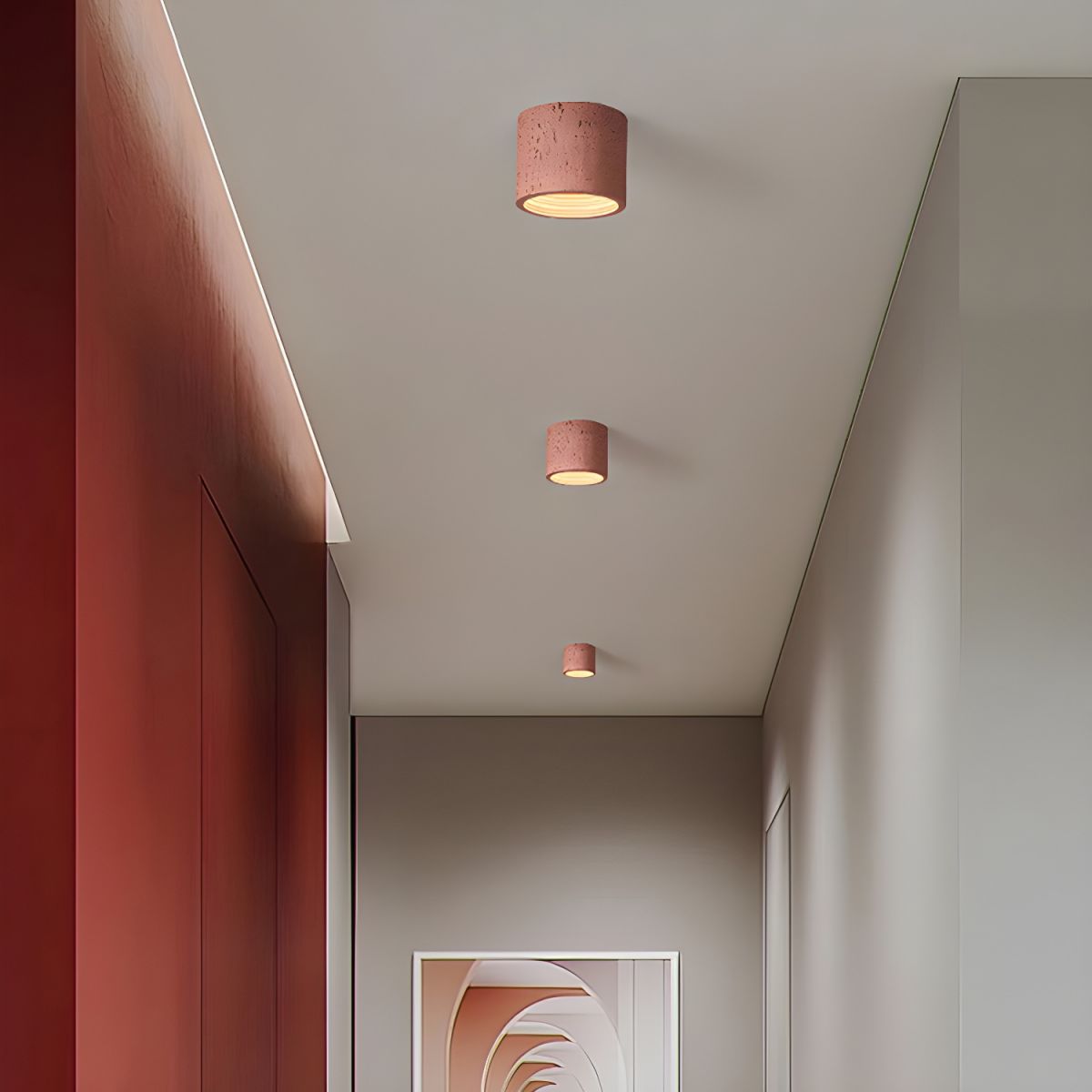 Ceiling Light Modern Resin Nordic Accent | Nuvano
