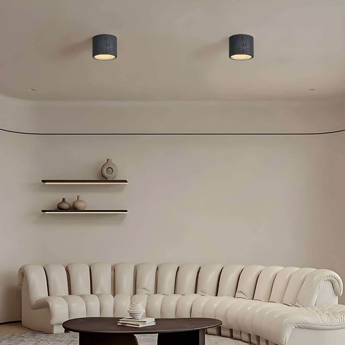 Ceiling Light Modern Resin Nordic Accent | Nuvano