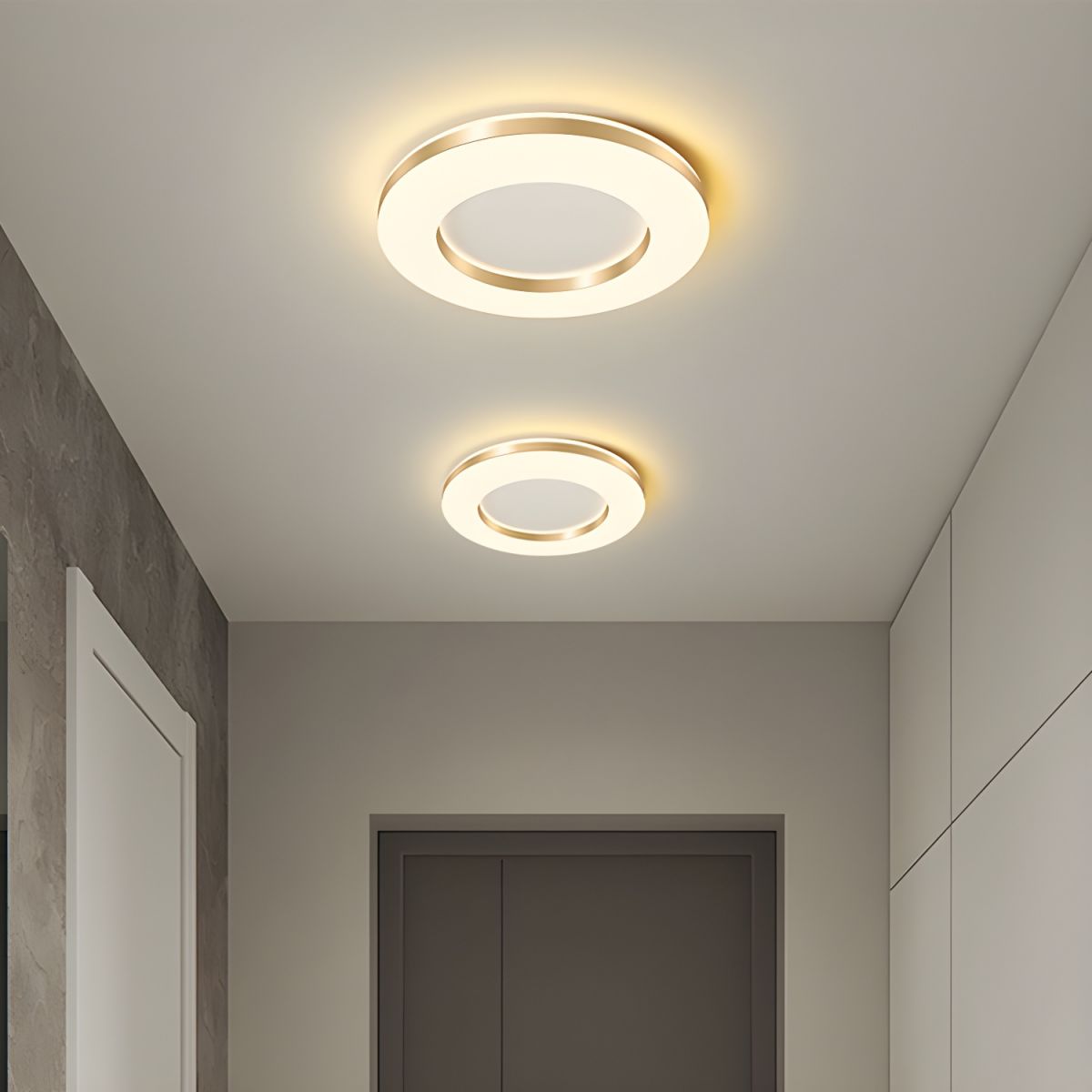 Ceiling Light Nordic Round LED Fixture | Elvian