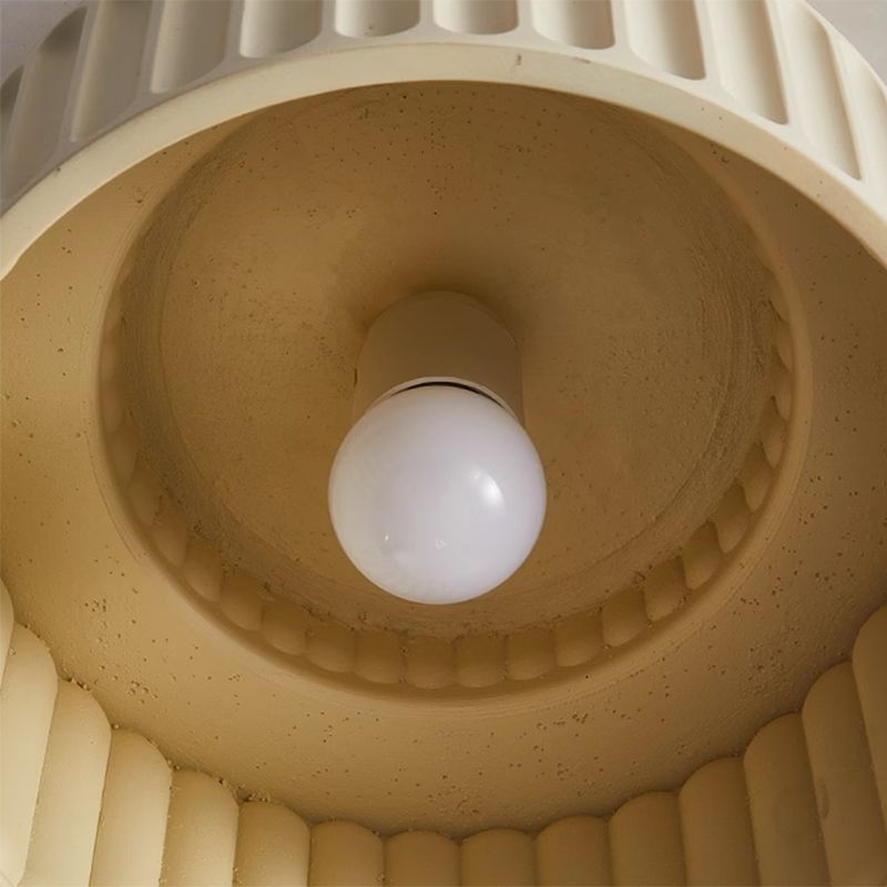 Ceiling Light Resin Cylinder Nordic Style Flush Mount | Zorvia