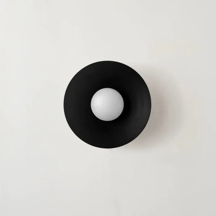 Ceiling Light Round Metal for Minimalist Interiors | Mirelo
