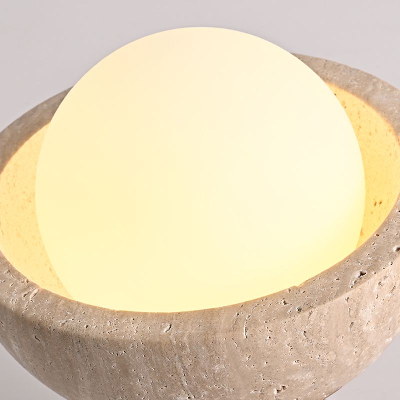 Ceiling Light Semi Flush White Glass Japanese Style | Oritan