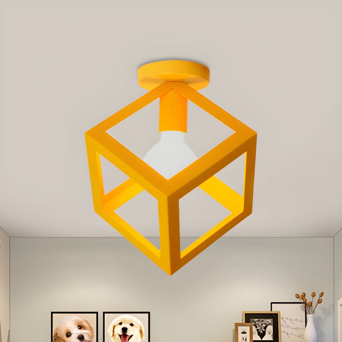 Ceiling Light Vintage Metal Loft Style | Morvian