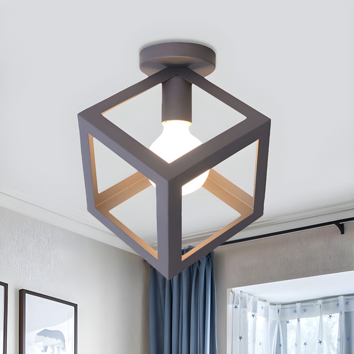 Ceiling Light Vintage Metal Loft Style | Morvian