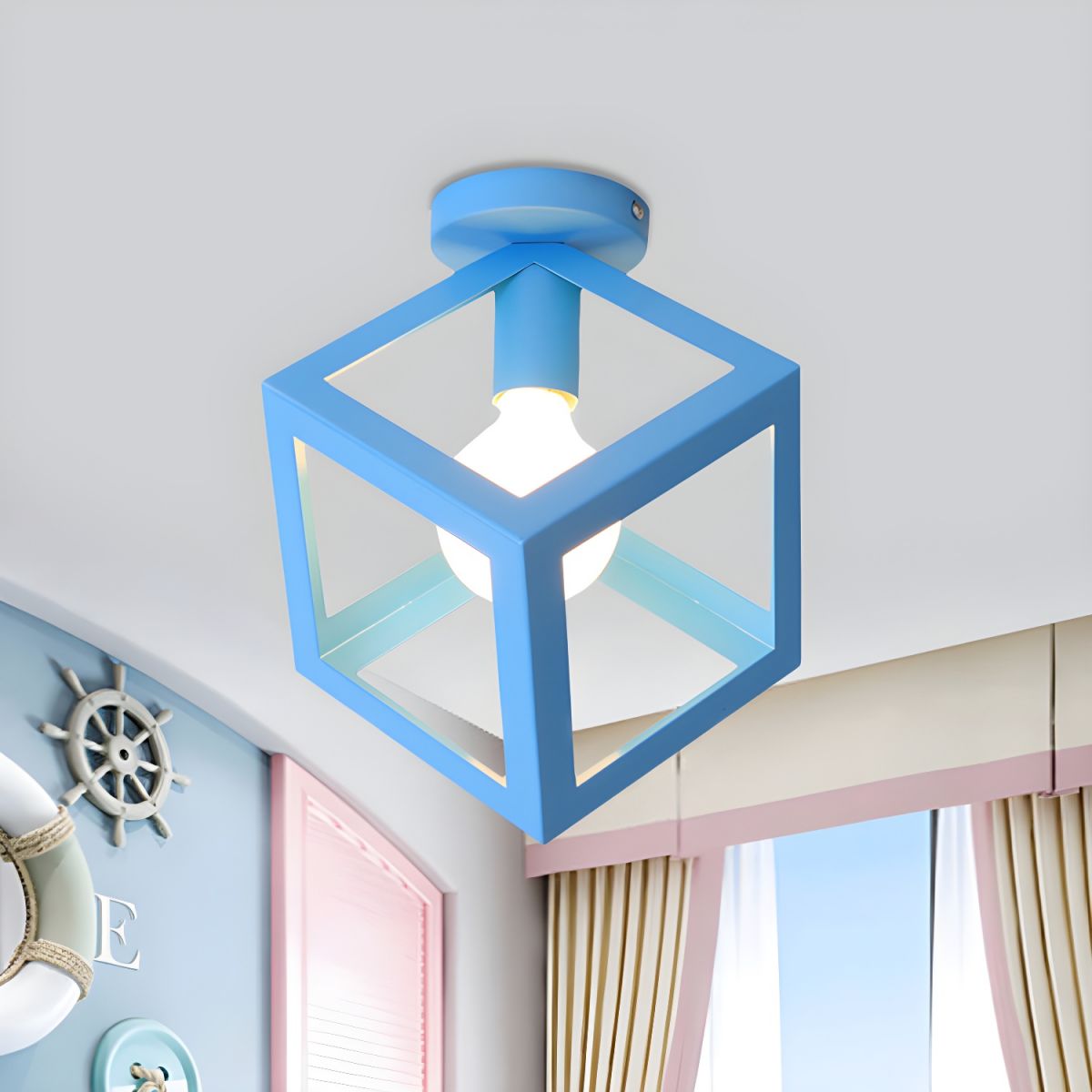 Ceiling Light Vintage Metal Loft Style | Morvian