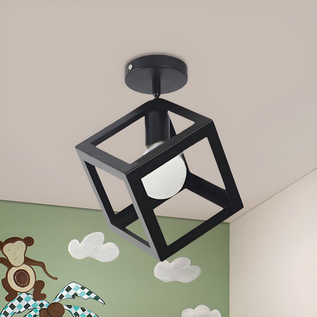 Ceiling Light Vintage Metal Loft Style | Morvian