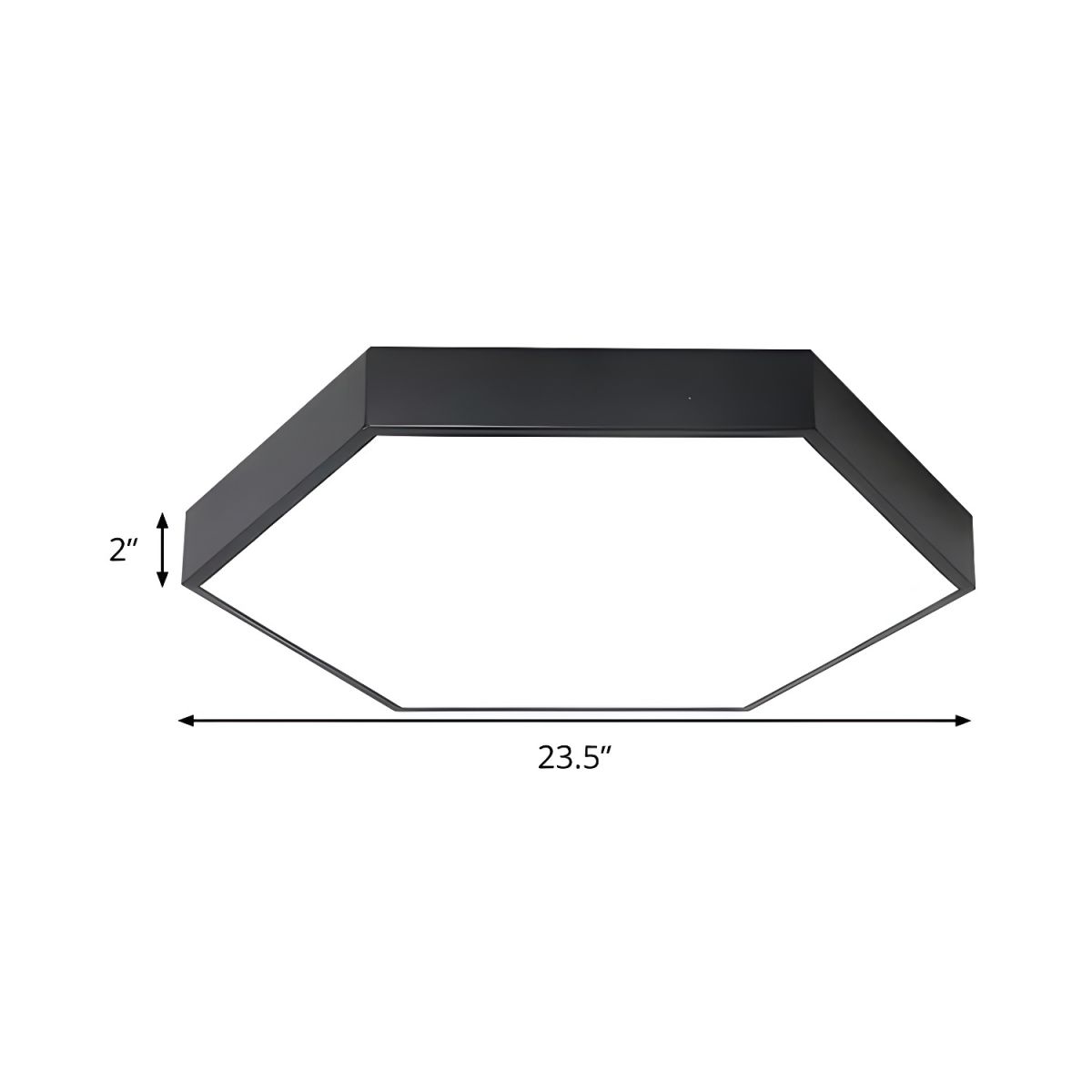 Ceiling Light with Acrylic Hexagon Shade Modern Kids | Elaris