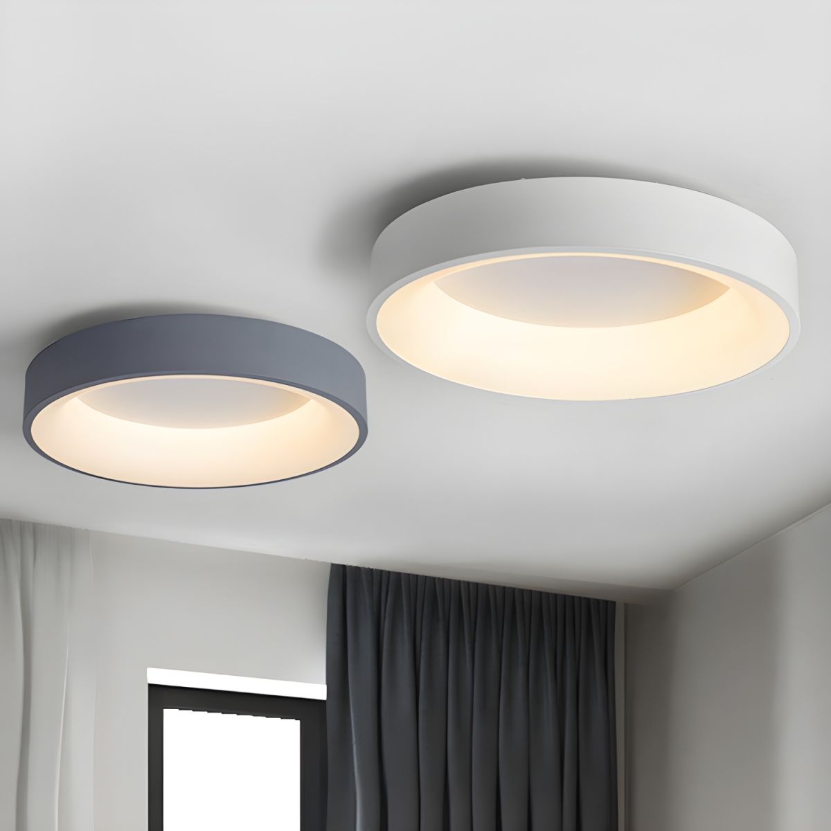 Ceiling Light with Acrylic LED Modern Flush | Acryvia