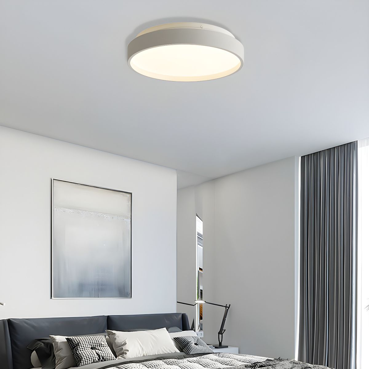Ceiling Light with Acrylic Shade Modern Design | Avirno