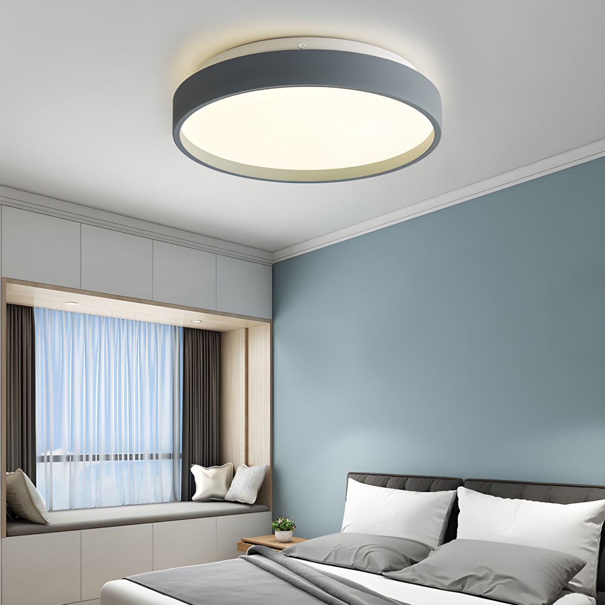 Ceiling Light with Acrylic Shade Modern Design | Avirno