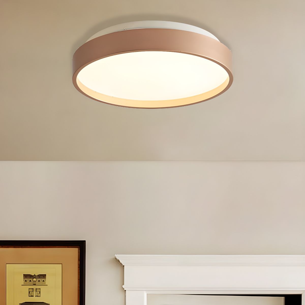 Ceiling Light with Acrylic Shade Modern Design | Avirno