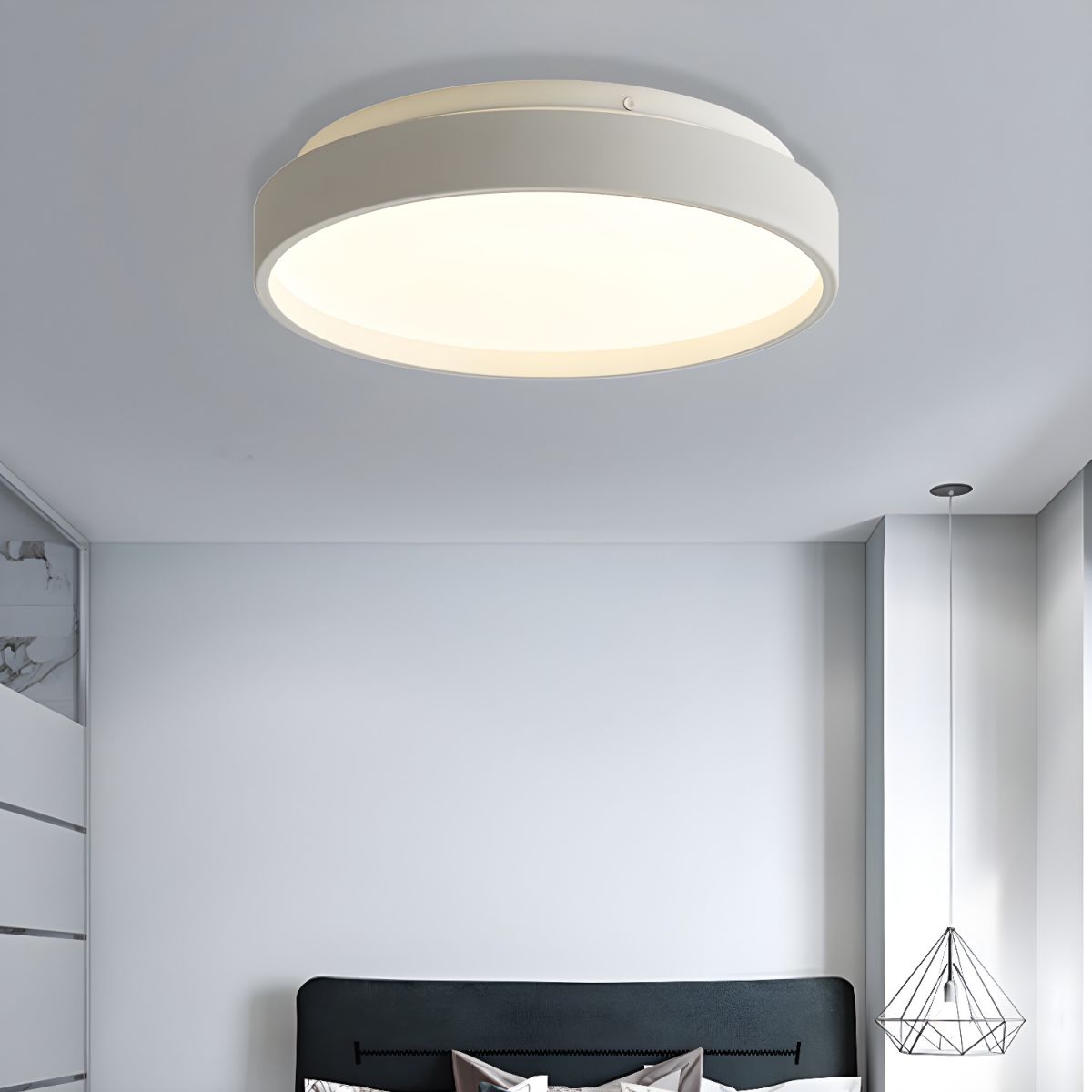 Ceiling Light with Acrylic Shade Modern Design | Avirno