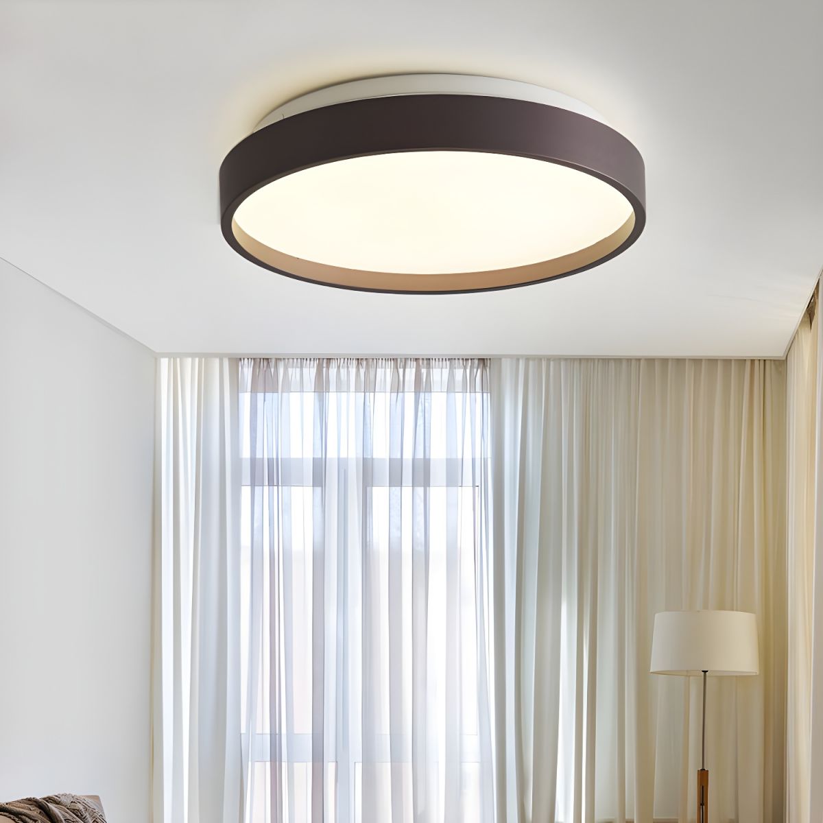 Ceiling Light with Acrylic Shade Modern Design | Avirno