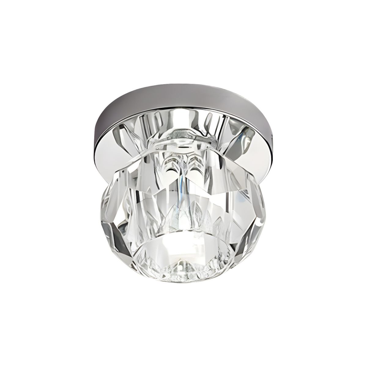 Ceiling Light with Crystal Globe Modern Flush Mount | Avolair