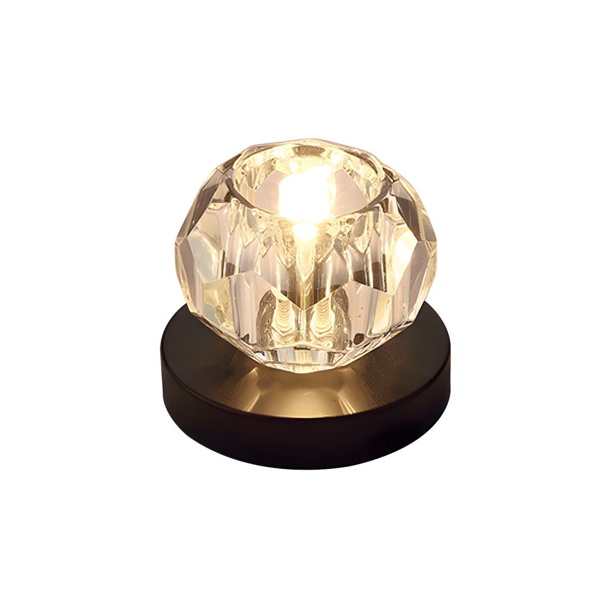Ceiling Light with Crystal Globe Modern Flush Mount | Avolair