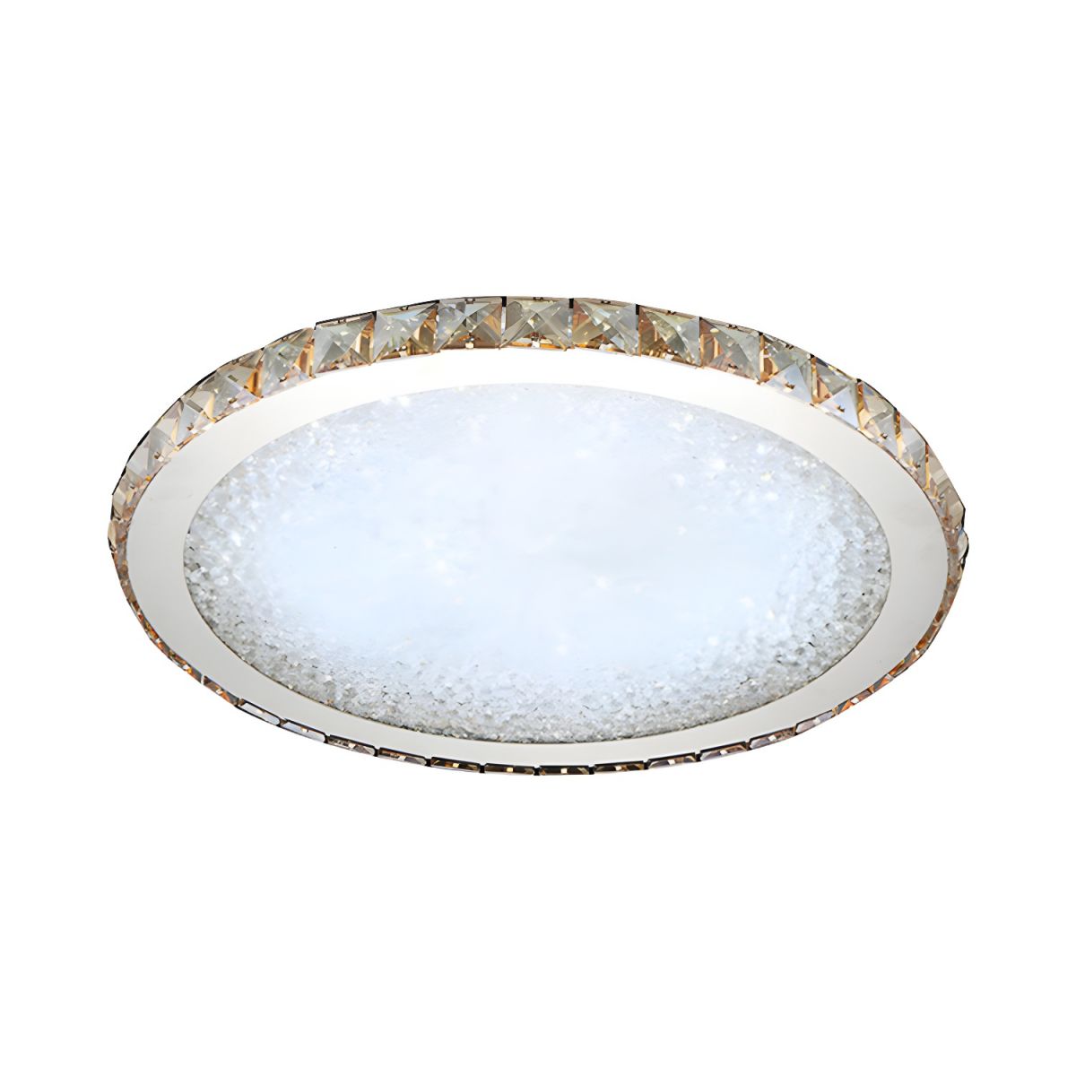 Ceiling Light with Crystal LED Modern Flush Mount | Crivona
