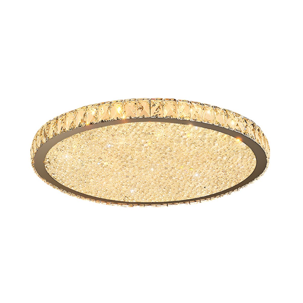 Ceiling Light with Crystal LED Modern Flush Mount | Crivona