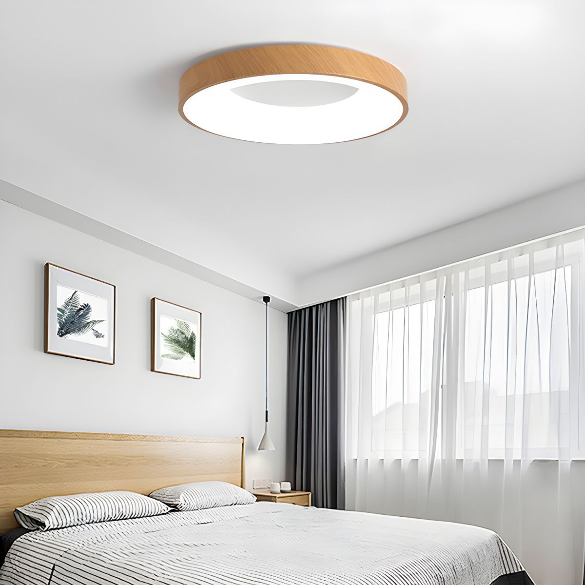 Ceiling Light with Dimmable LED Modern Acrylic Shade | Navori