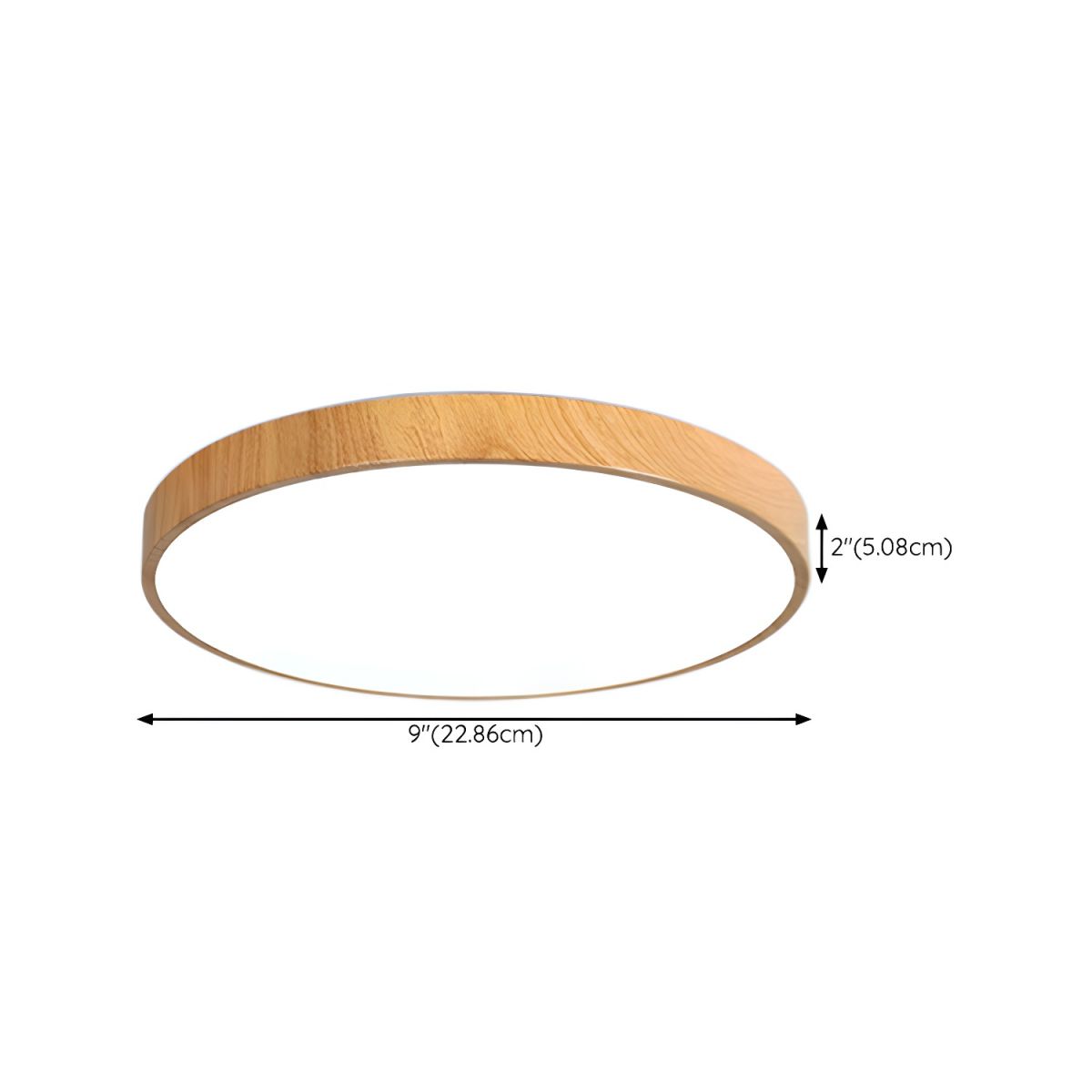 Ceiling Light with Dimmable LED Modern Acrylic Shade | Navori