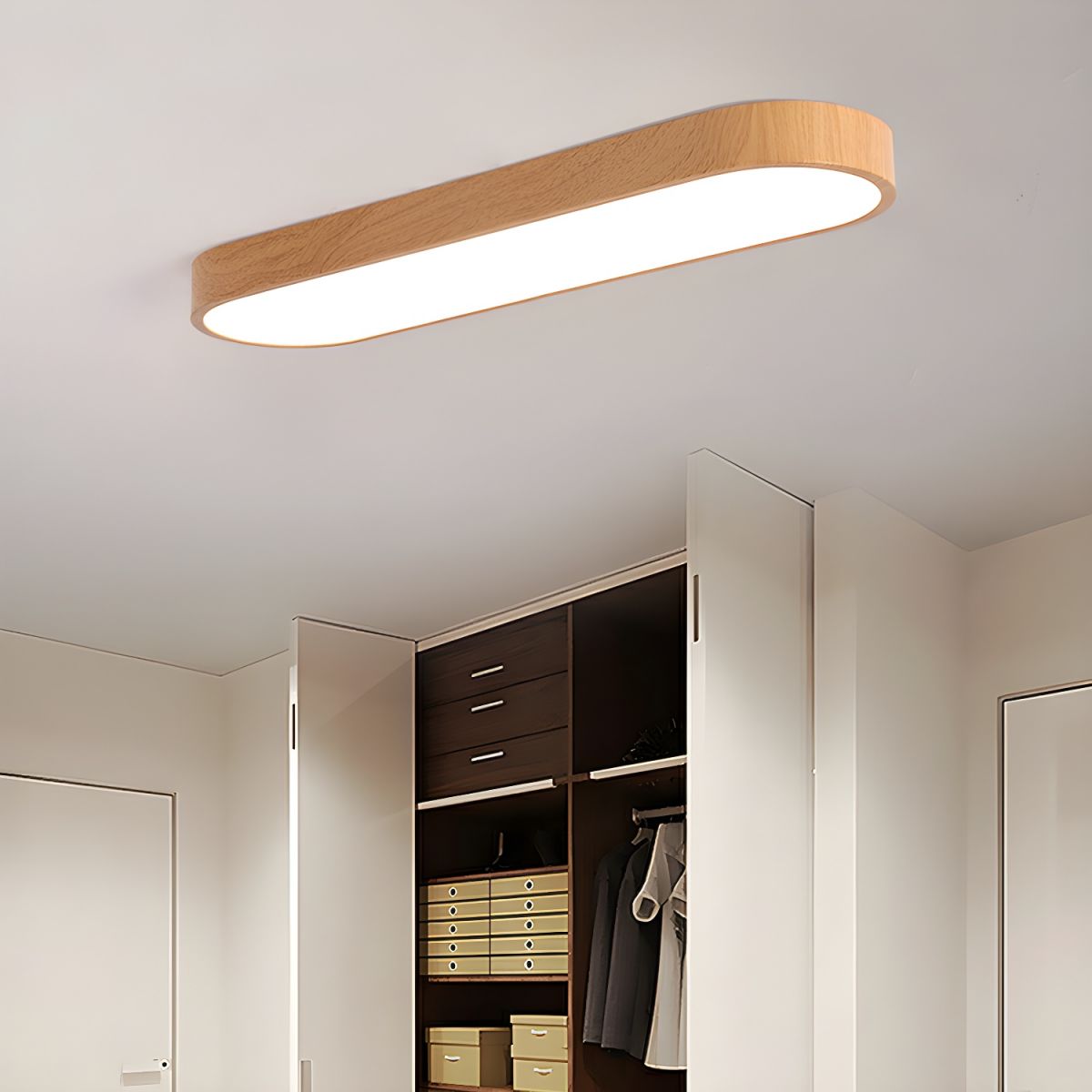 Ceiling Light with Dimmable LED Modern Acrylic Shade | Navori