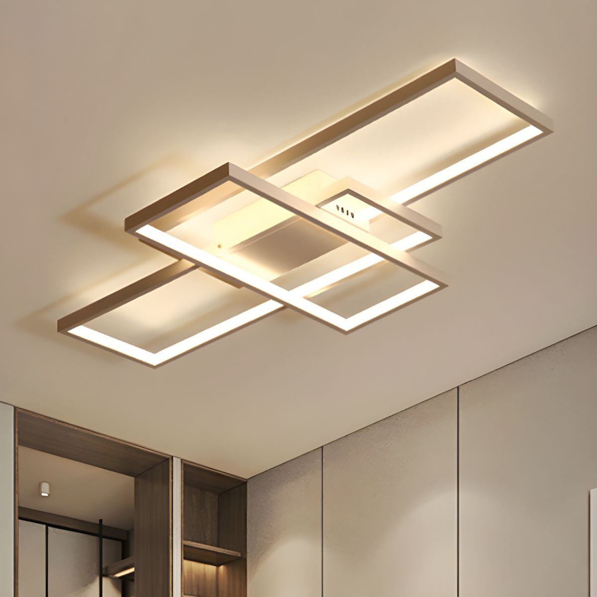 Ceiling Light with LED Acrylic Modern Semi Flush | Rivaro